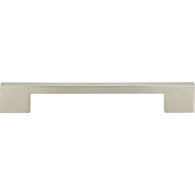 Thin Square 7 9/16" Center to Center Bar Pull - Brushed Nickel
