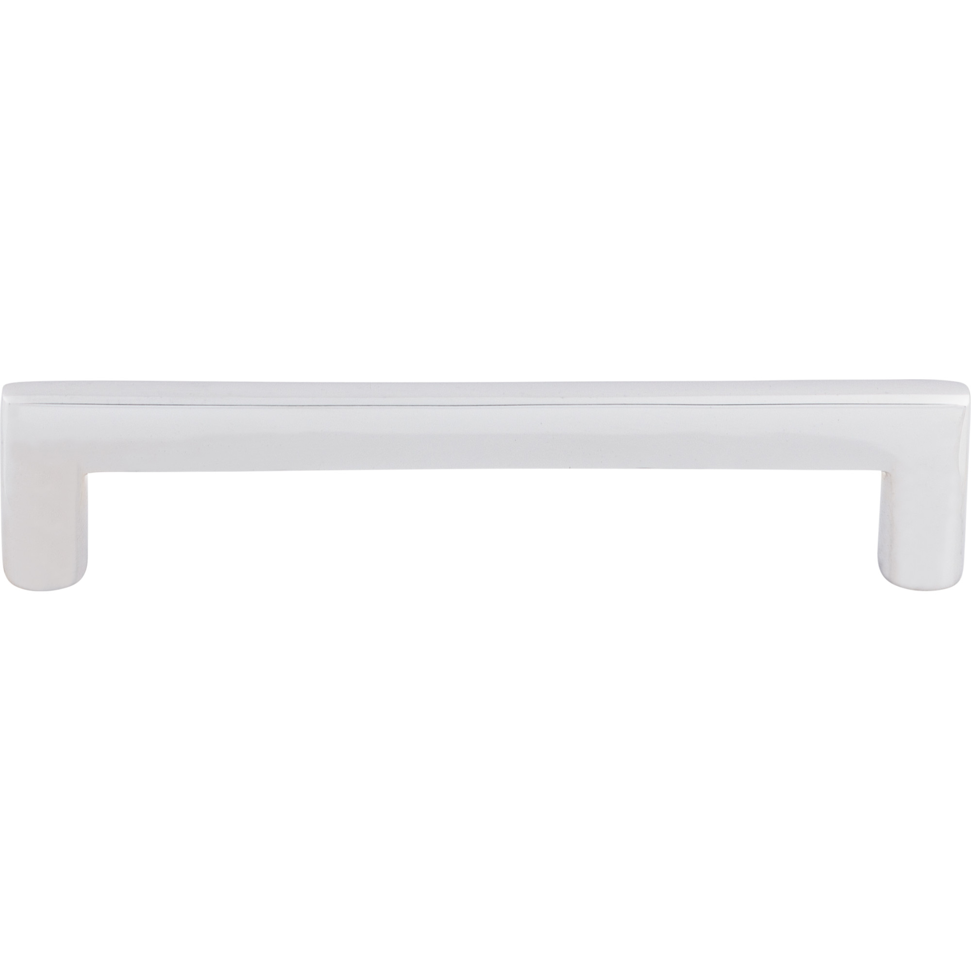Aspen II Flat Sided 6" Center to Center Bar Pull - Polished Chrome