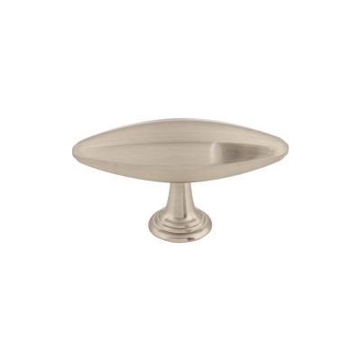 Chareau 3" Length Bar Knob - Brushed Satin Nickel