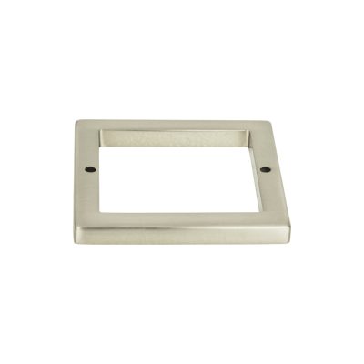 Tableau Square 2 1/2" Center to Center Pull Backplate - Brushed Nickel
