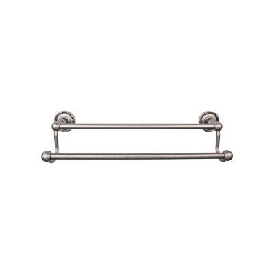 TOP BATH (R) Edwardian Bath Double 32 1/2" Wall Mounted  Towel Bar - Antique Pewter