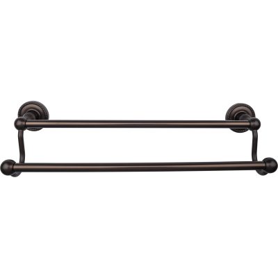 TOP BATH (R) Edwardian Bath Double 20 1/2" Wall Mounted Towel Bar - Oil Rubbed Bronze