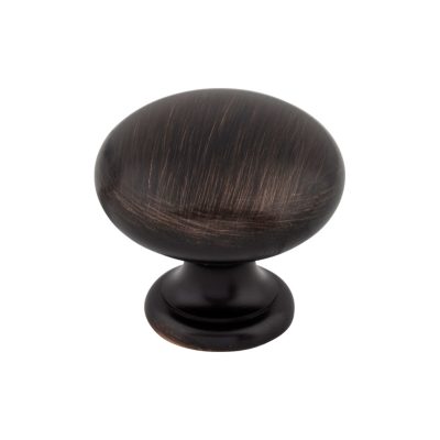 Mushroom 1 1/4" Diameter Round Knob - Tuscan Bronze