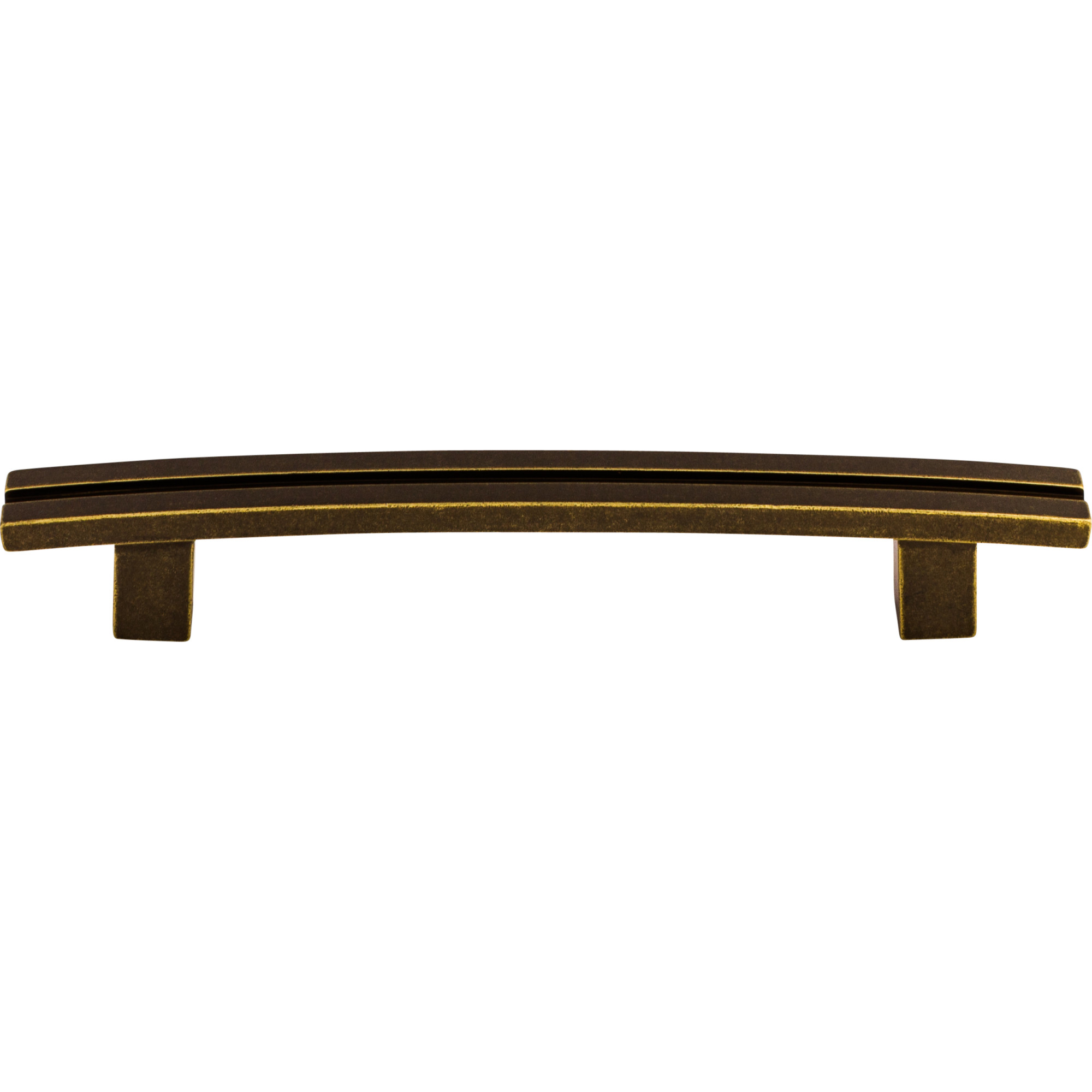 Inset Rail 5" Center to Center Bar Pull - German Bronze