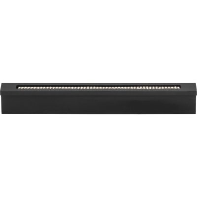 Crystal 3 3/4" Center to Center Bar Pull - Matte Black