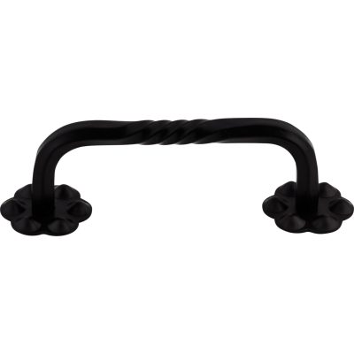 Thin Twist 3 5/32" Center to Center Bar Pull - Patina Black