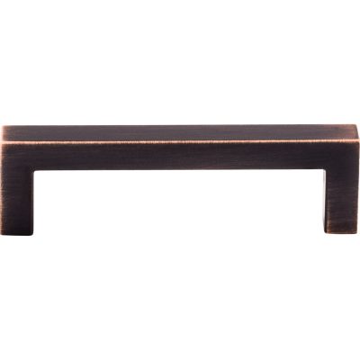 Square Bar 3 3/4" Center to Center Bar Pull - Tuscan Bronze