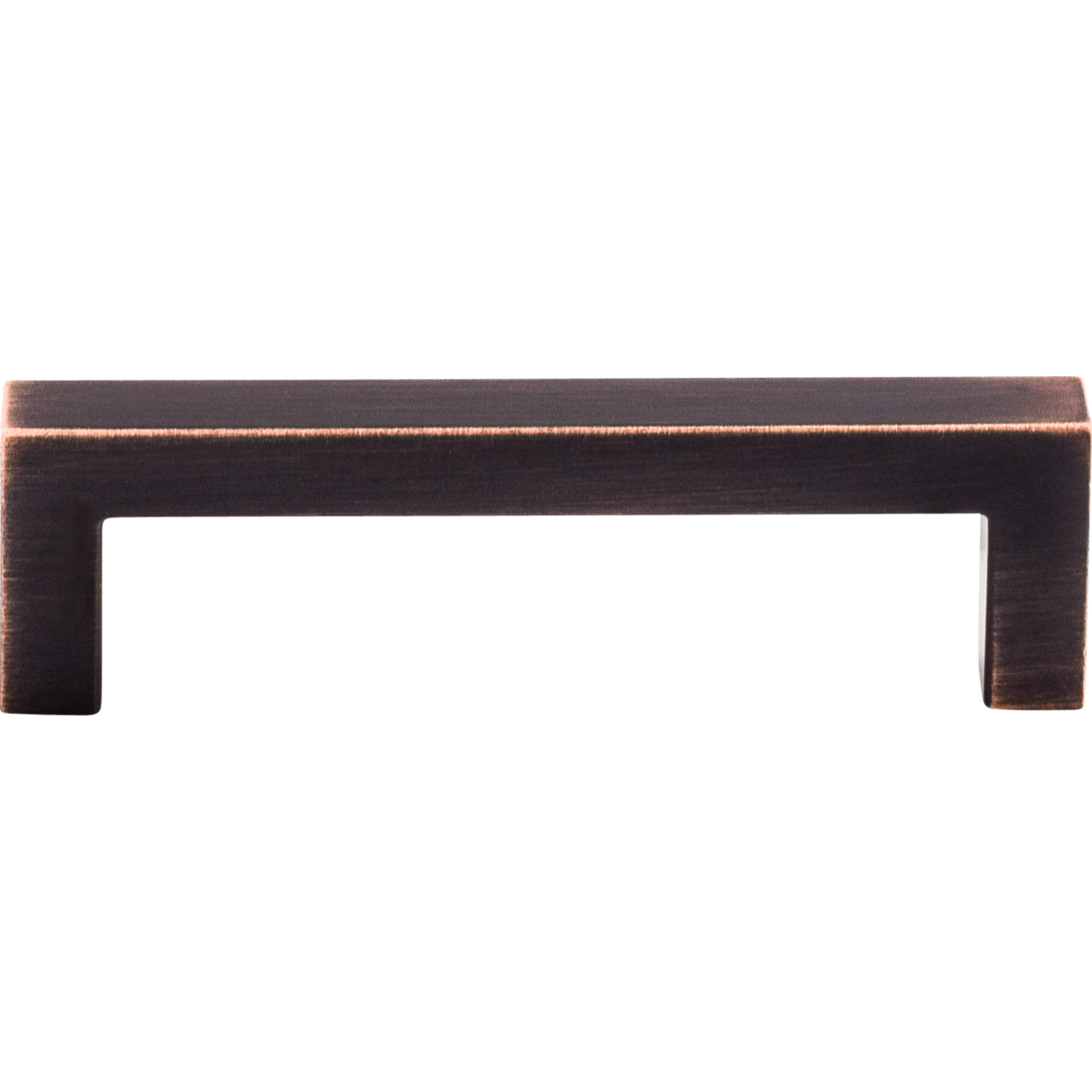 Square Bar 3 3/4" Center to Center Bar Pull - Tuscan Bronze