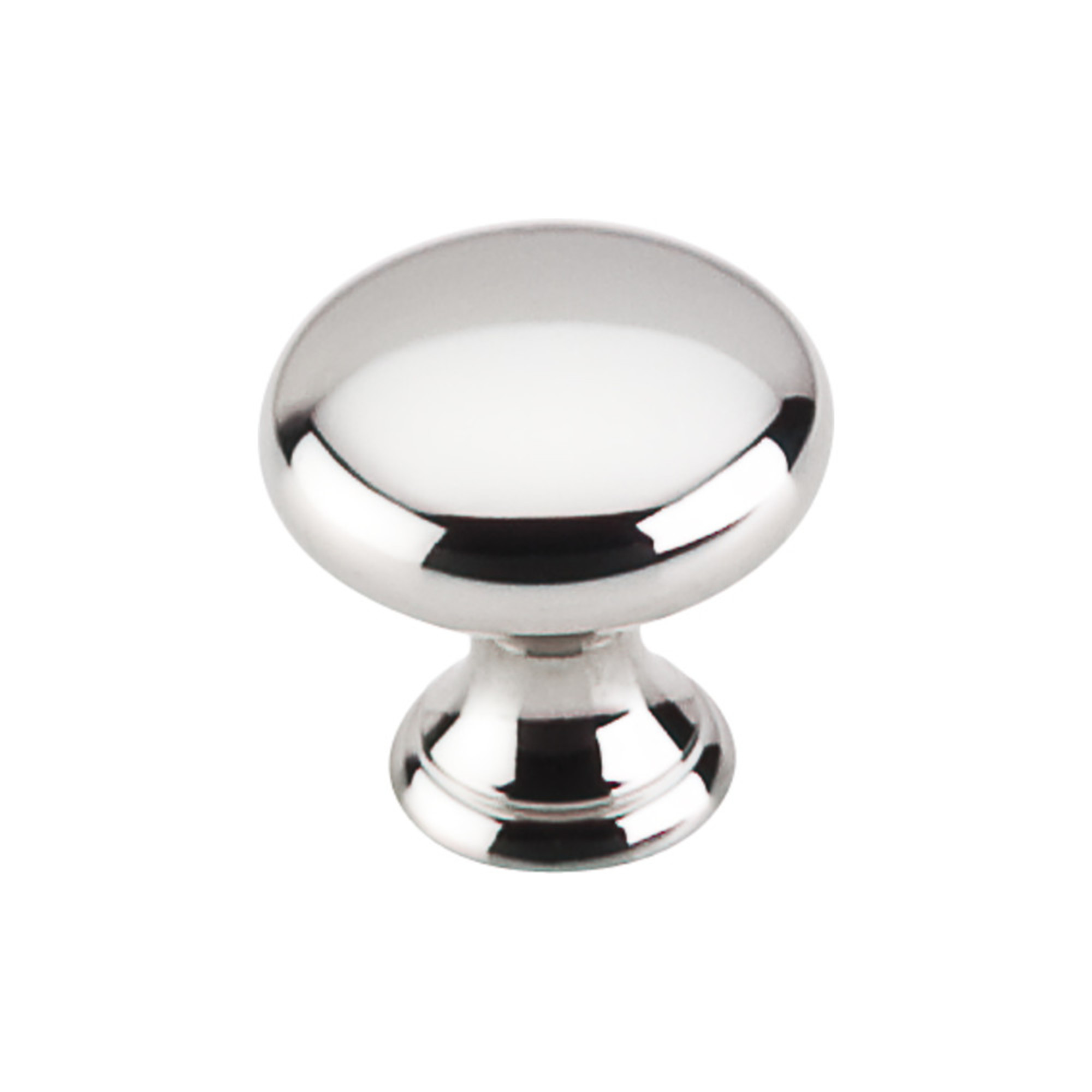Asbury 15/16" Diameter Mushroom Knob - Polished Nickel
