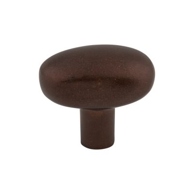 Aspen Small Potato 1 9/16" Length Oval Knob - Mahogany Bronze