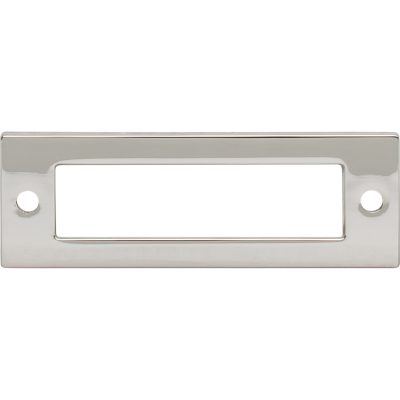 Hollin 3" Center to Center Pull Backplate - Polished Nickel