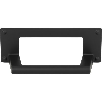 Bradbury 3" Center to Center Cup/Bin Pull - Matte Black
