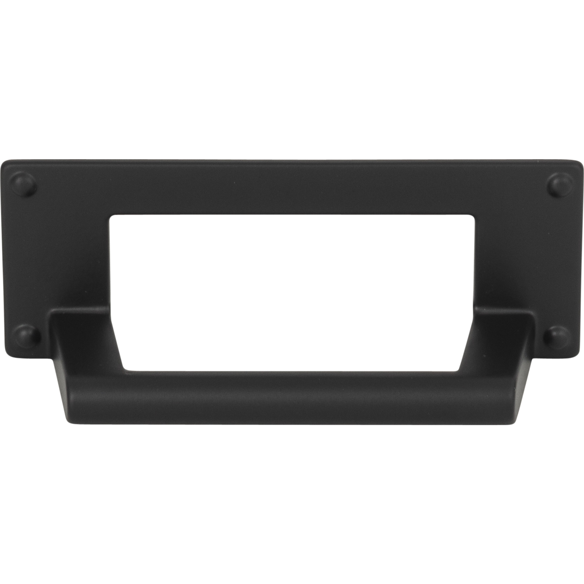 Bradbury 3" Center to Center Cup/Bin Pull - Matte Black