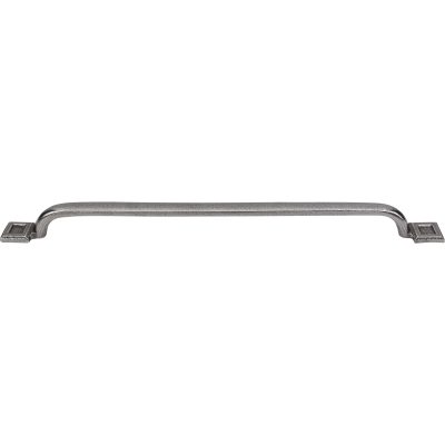 Square Inset 18" Center to Center Bar Pull - Cast Iron