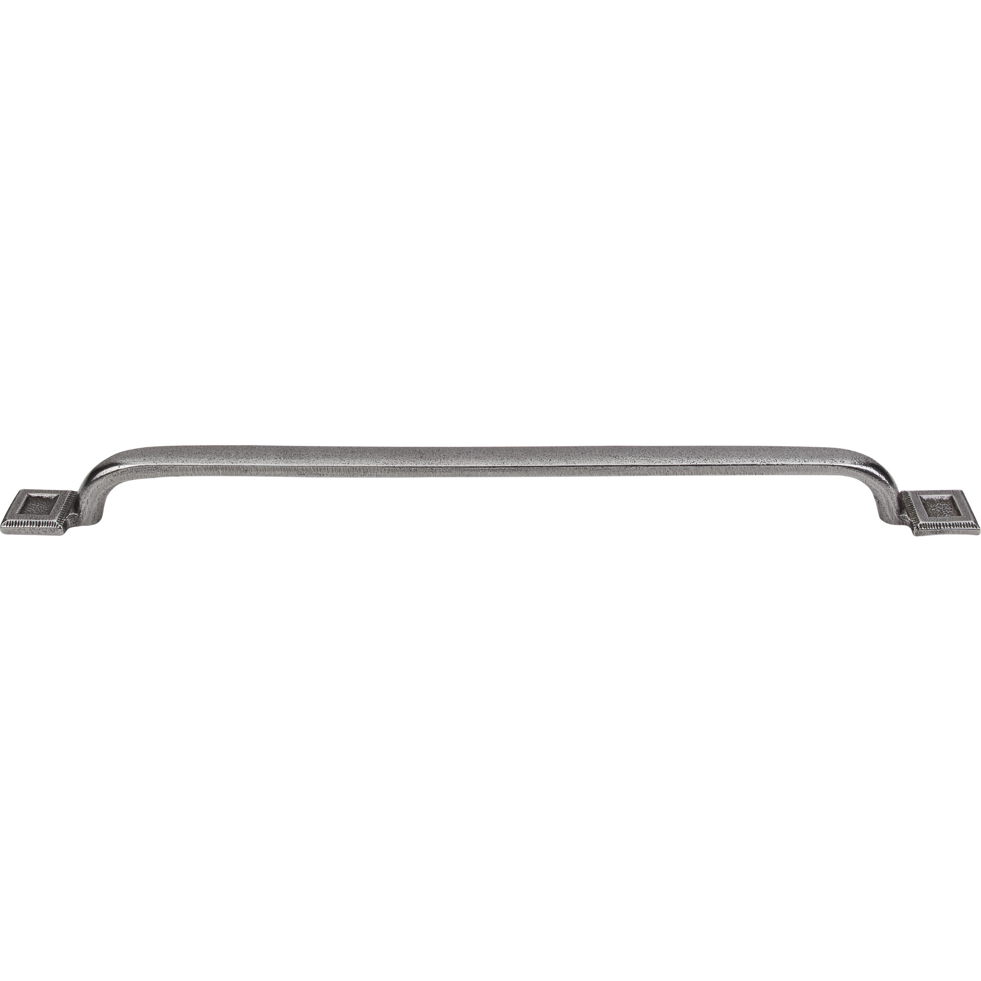 Square Inset 18" Center to Center Bar Pull - Cast Iron