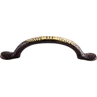 Warwick Fixed 3 3/4" Center to Center Bar Pull - Dark Antique Brass