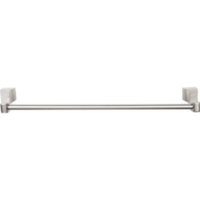 Aqua Single 25 1/4" Wall Mounted  Towel Bar - Brushed Satin Nickel