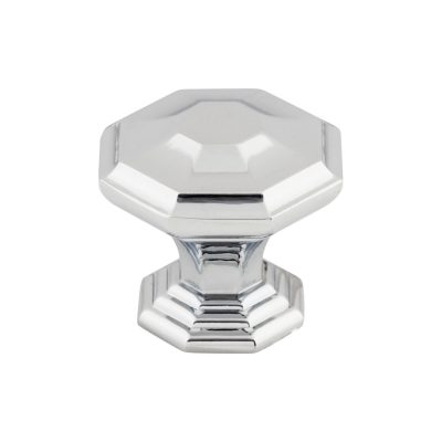 Chalet 1 1/2" Diameter Round Knob - Polished Chrome