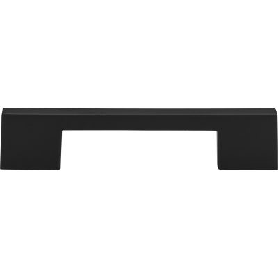 Thin Square 5 1/16" Center to Center Bar Pull - Matte Black