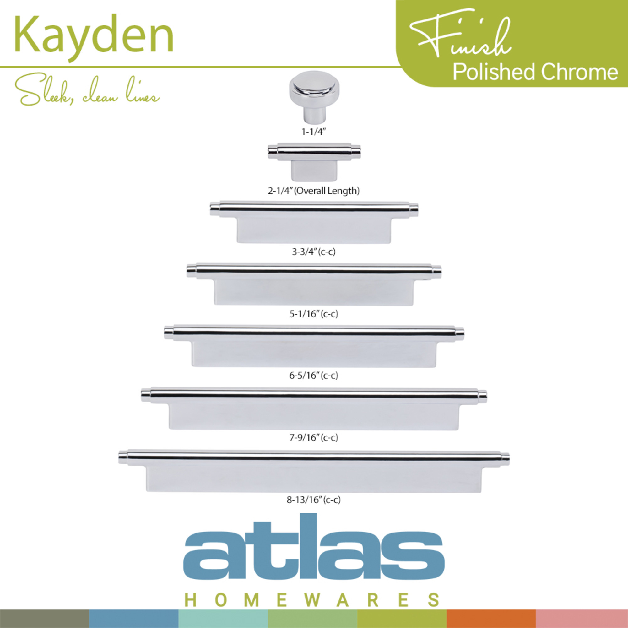 Kayden 7 9/16" Center to Center Bar Pull - Image 3