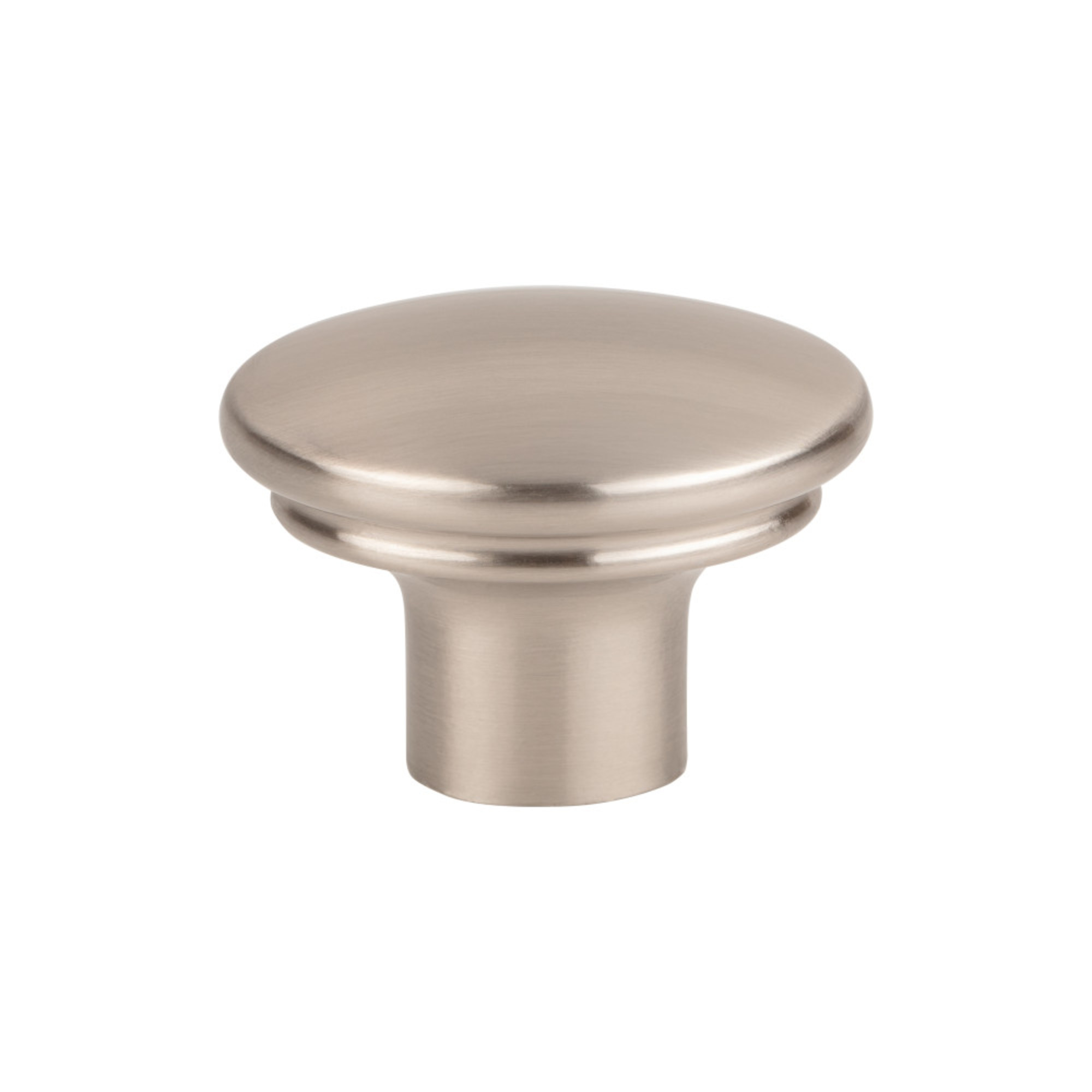 Julian 1 3/8" Length Oval Knob - Brushed Satin Nickel