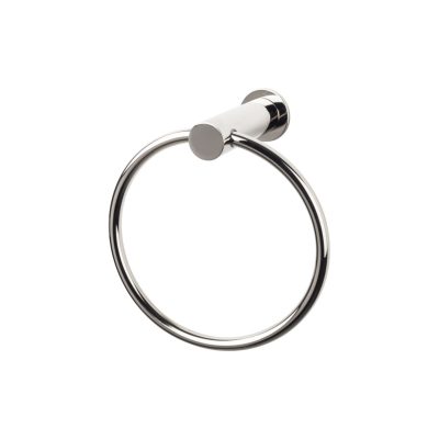 TOP BATH (R) Hopewell Bath  Towel Ring - Polished Nickel