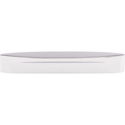 Oval Long Slot 5" Center to Center Bar Pull - Polished Chrome