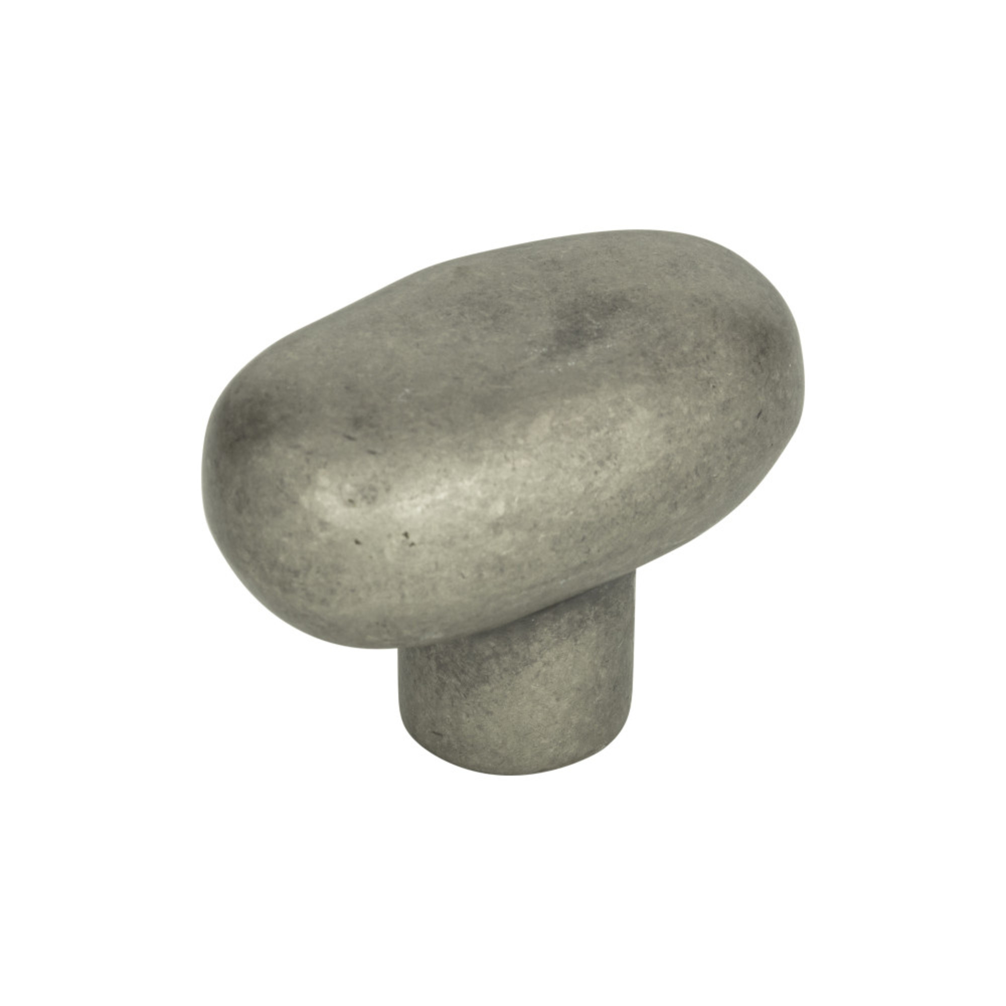 Distressed 1 11/16" Length Oval Knob - Image 3
