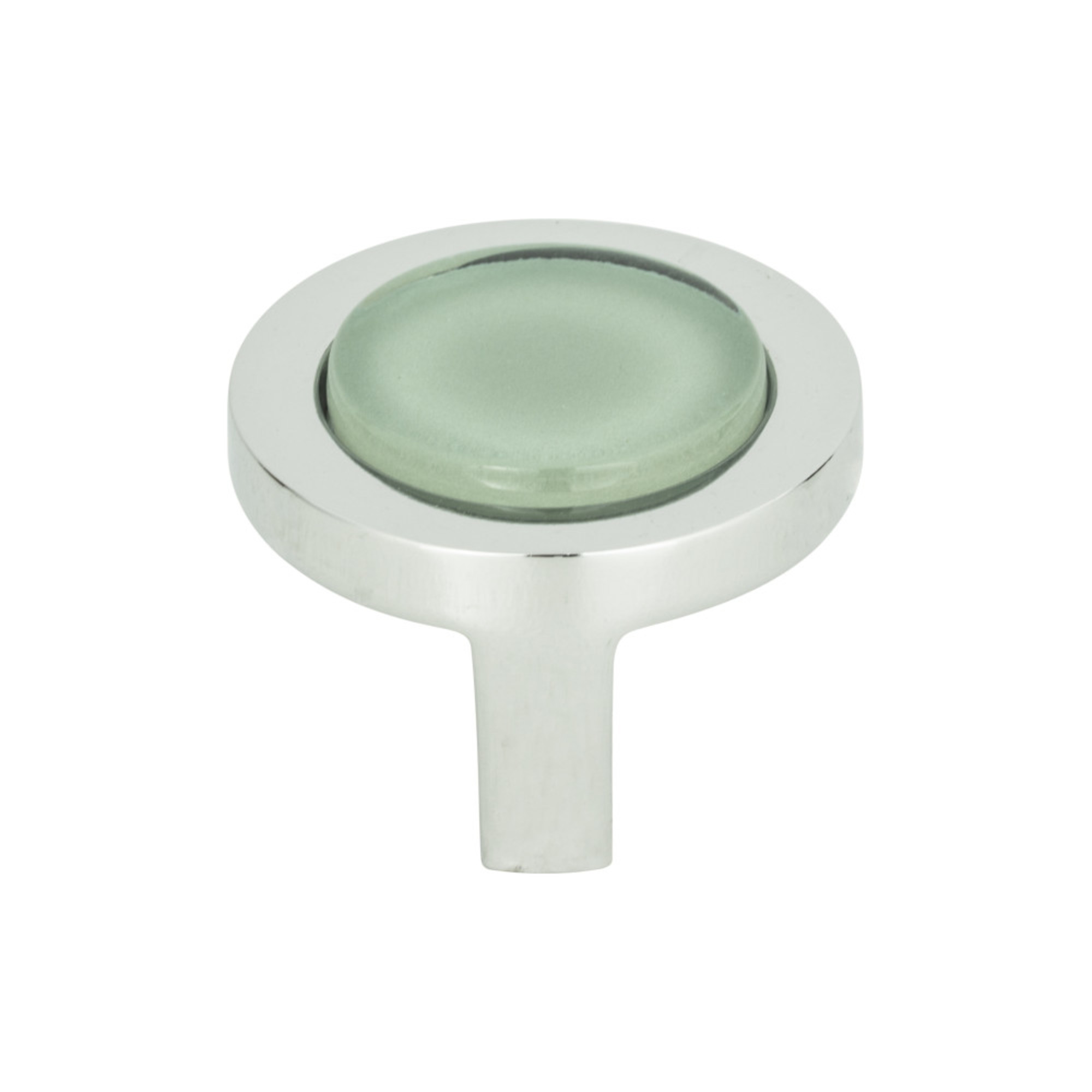 Spa 1-1/4" Diameter Round Knob - Polished Chrome