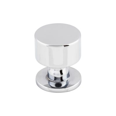 Lily 1 1/8" Diameter Round Knob - Polished Chrome
