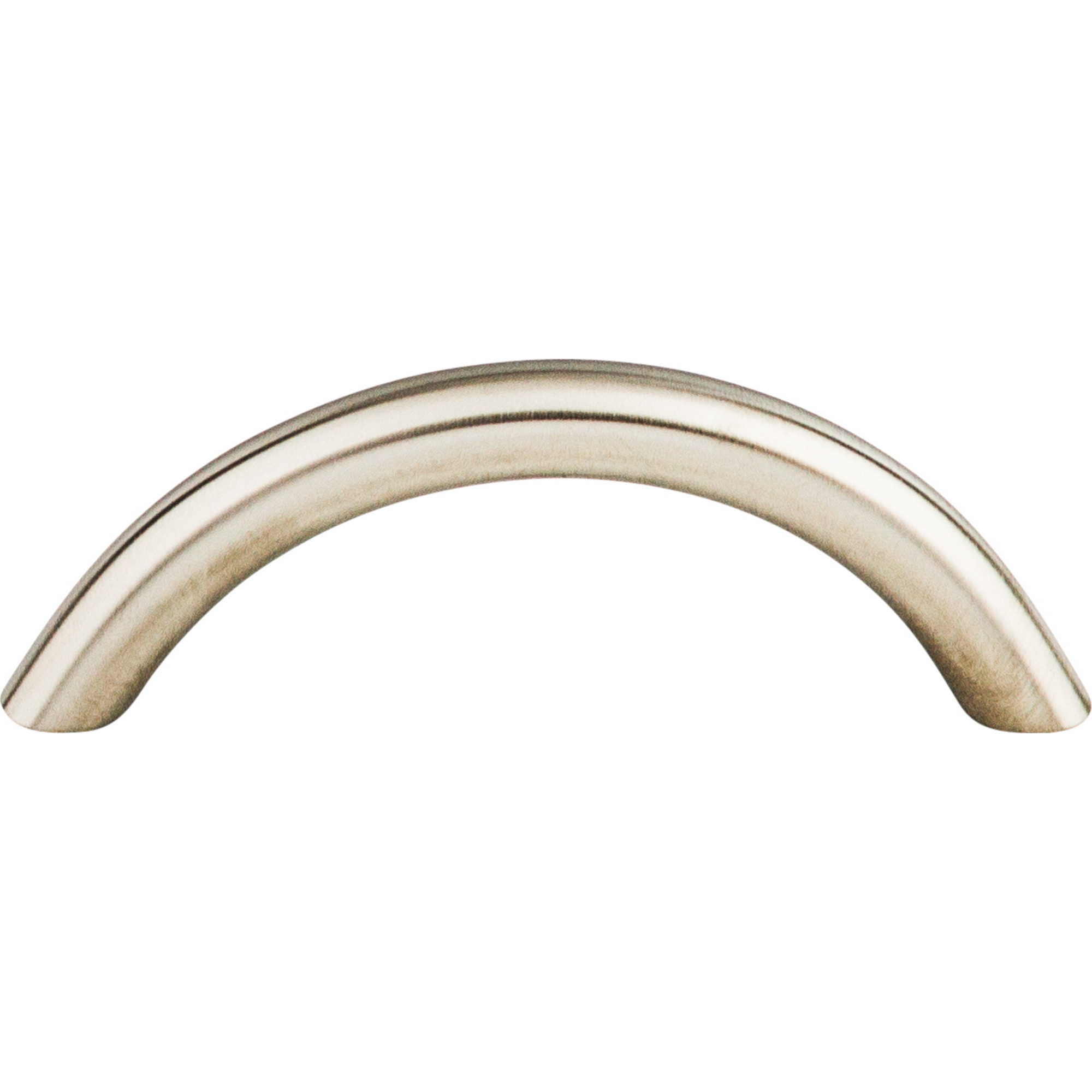 Solid Bowed 3" Center to Center Bar Pull - Stainless Steel