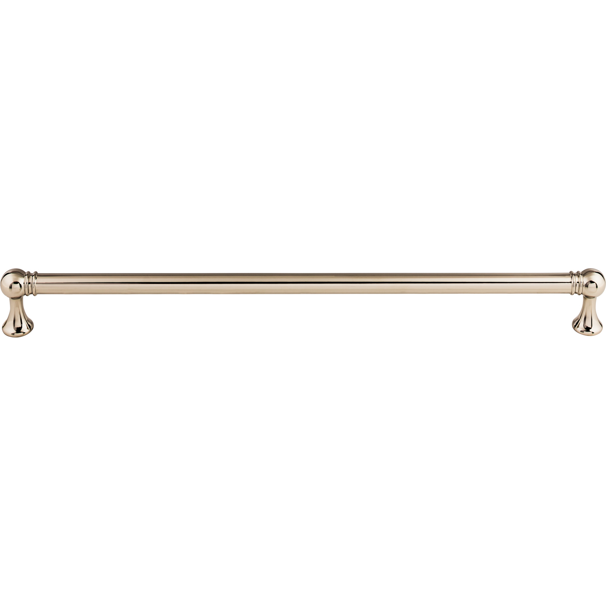 Kara 12" Center to Center Bar Pull - Polished Nickel