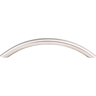 Solid Bowed 5 1/16" Center to Center Bar Pull - Stainless Steel