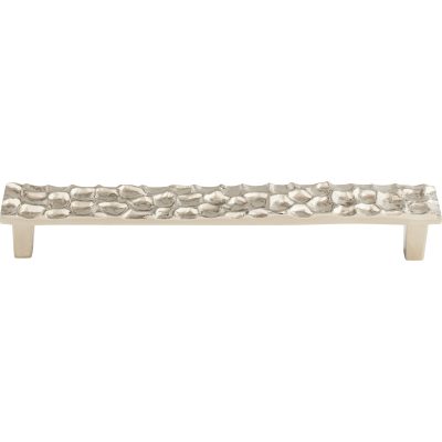 Cobblestone 7 9/16" Center to Center Bar Pull - Polished Nickel
