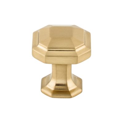 Emerald 1 1/8" Diameter Round Knob - Honey Bronze
