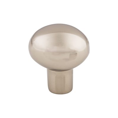 Aspen II Small Egg 1 3/16" Length Oval Knob - Polished Nickel