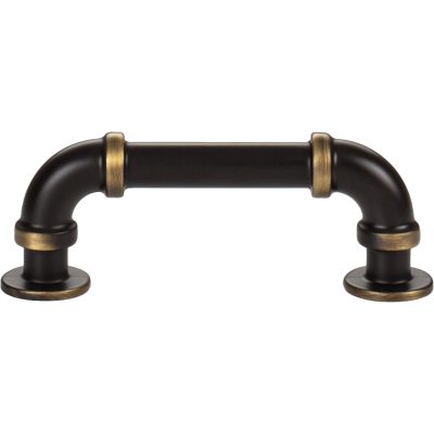 Steam Punk 3" Center to Center Bar Pull - Cafe Bronze