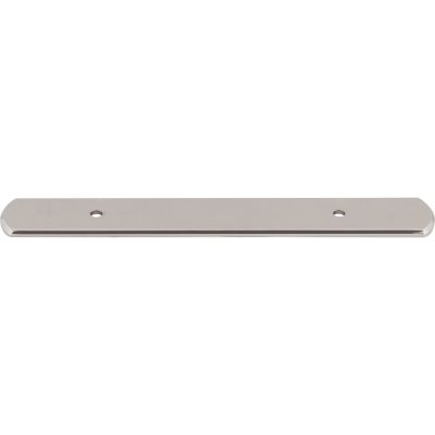 Wescott 3 3/4" Center to Center Pull Backplate - Polished Nickel
