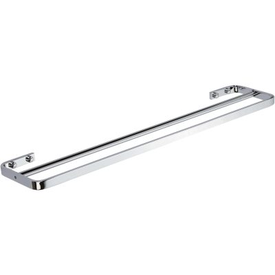 Solange Double 23 1/2" Wall Mounted  Towel Bar - Polished Chrome