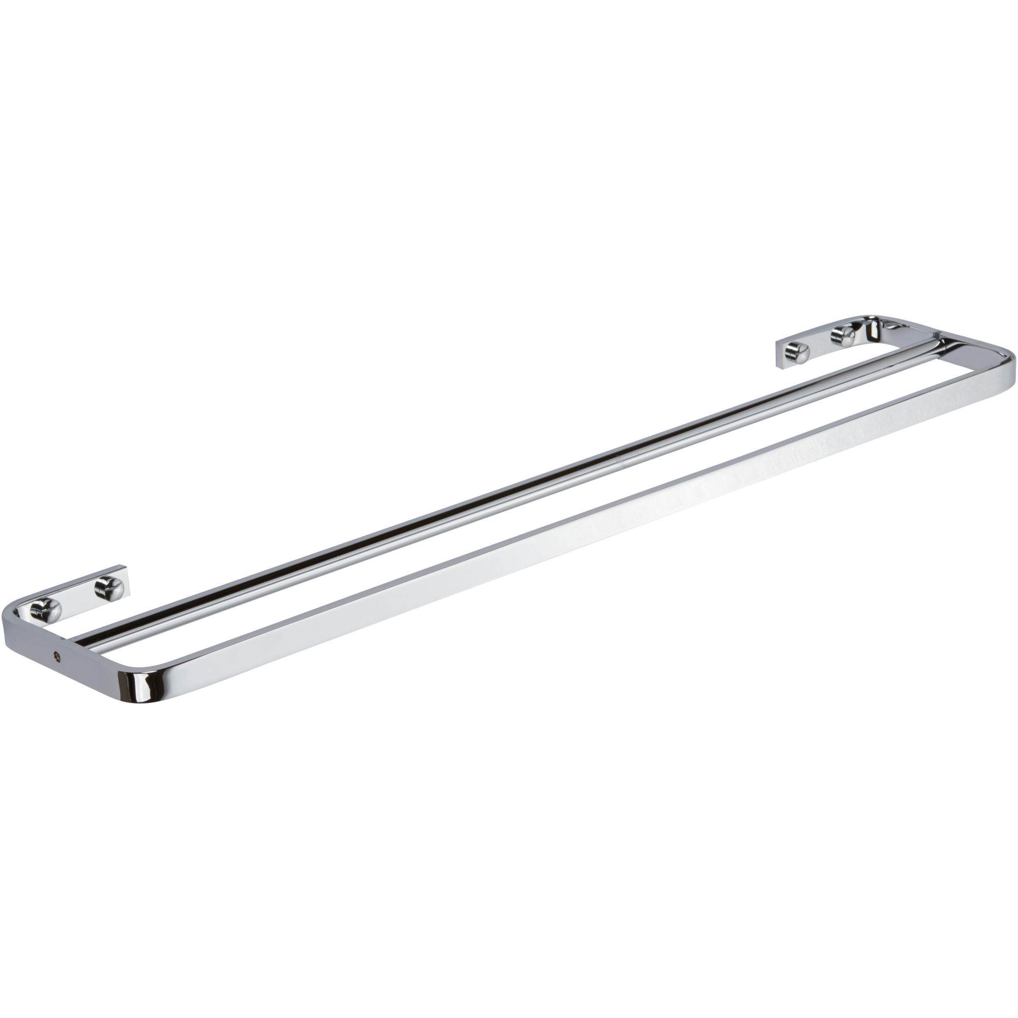 Solange Double 23 1/2" Wall Mounted Towel Bar - Polished Chrome