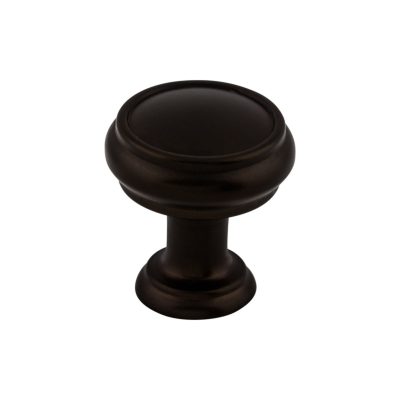 Eden 1" Diameter Round Knob - Oil Rubbed Bronze