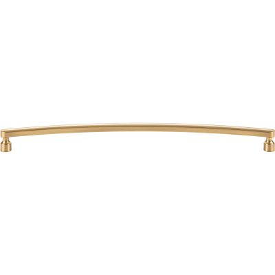 Lennox 12" Center to Center Bar Pull - Warm Brass