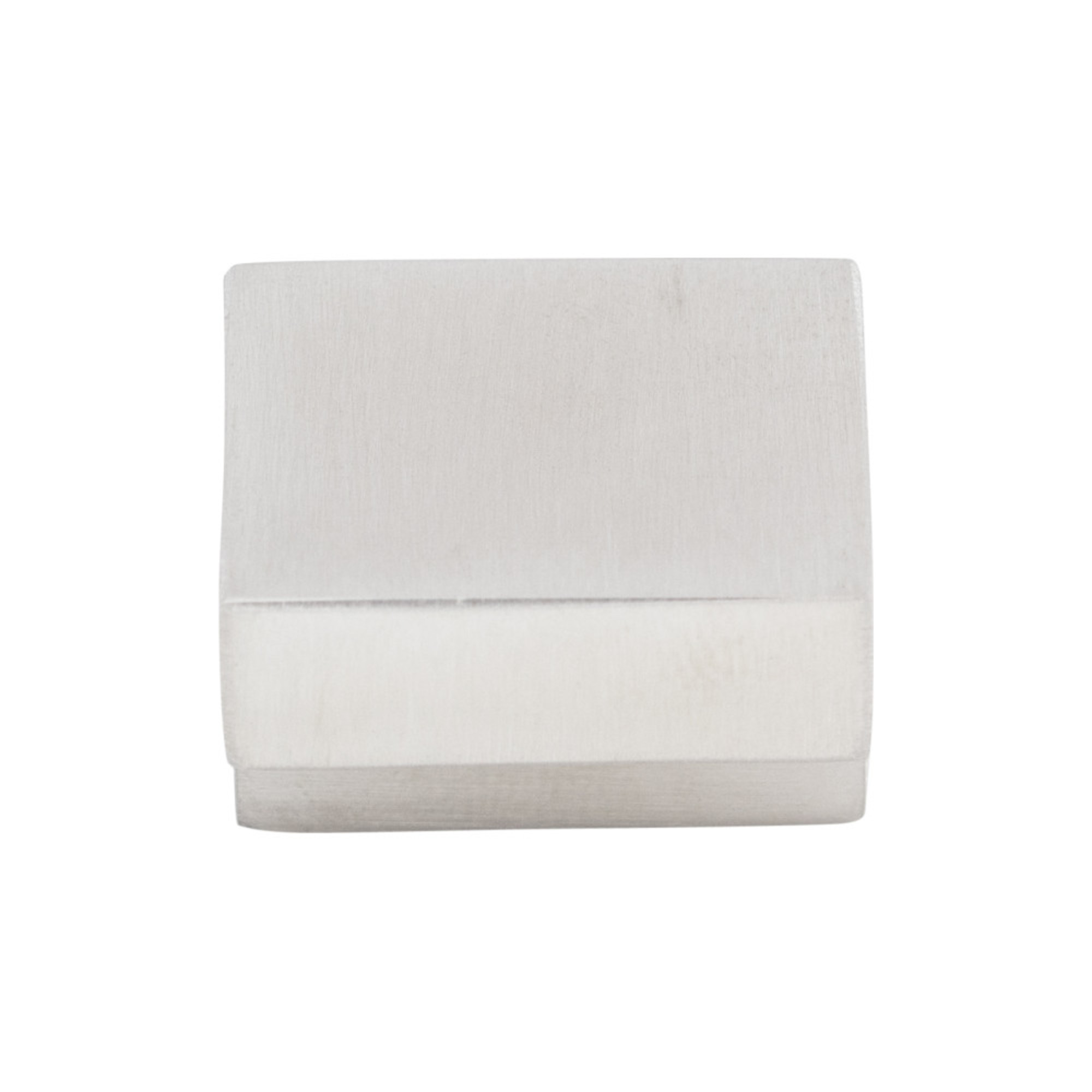 Stainless Steel 1" Length Square Knob - Image 2