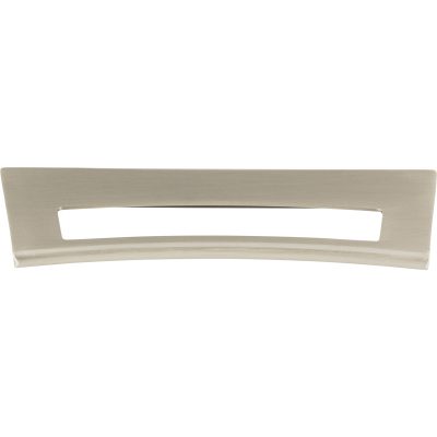 Mid Century 5 1/16" Center to Center Finger Pull - Brushed Nickel