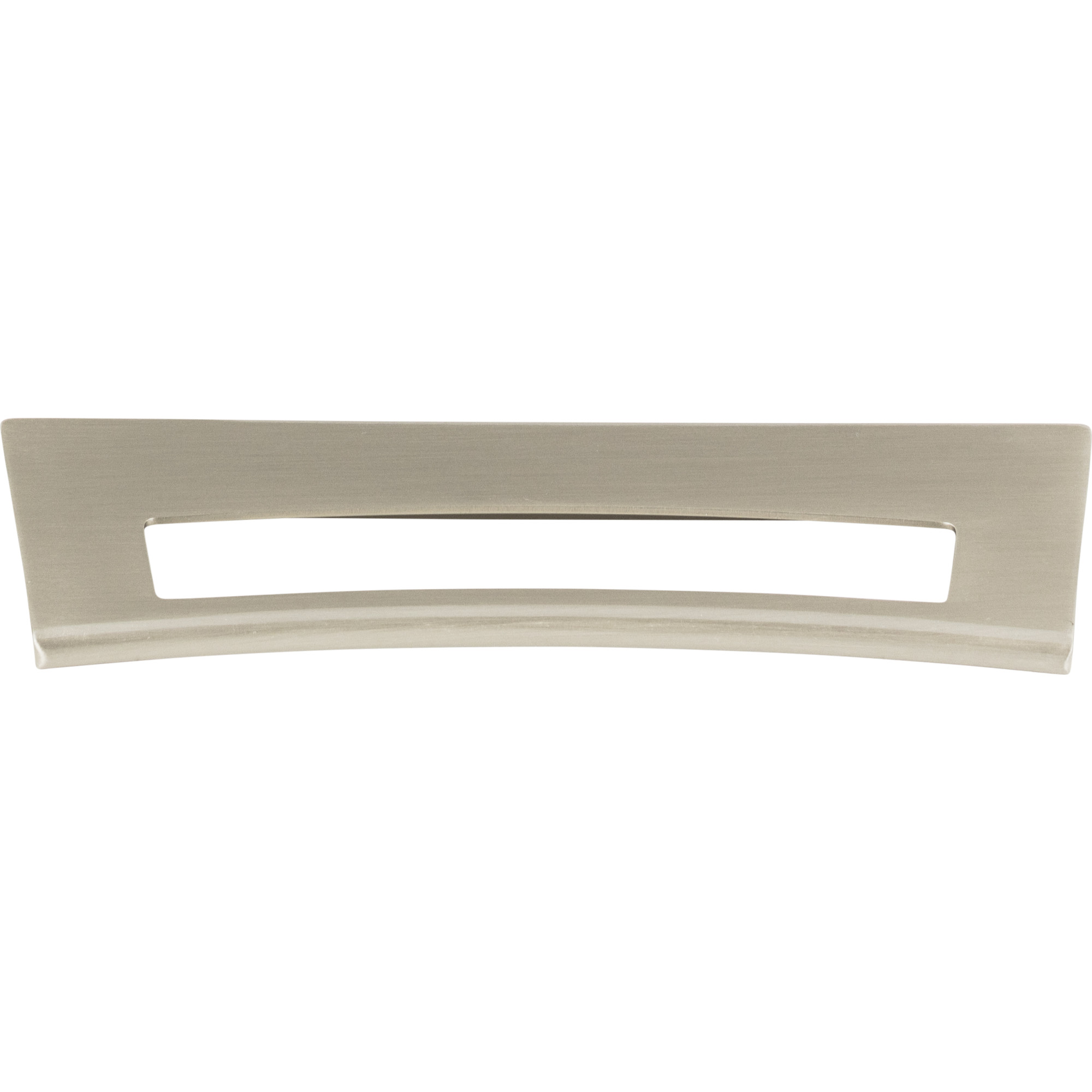 Mid Century 5 1/16" Center to Center Finger Pull - Brushed Nickel