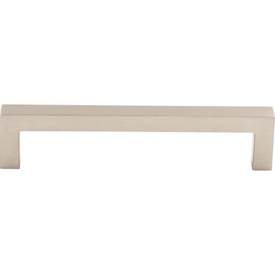 Square Bar 5 1/16" Center to Center Bar Pull - Brushed Satin Nickel