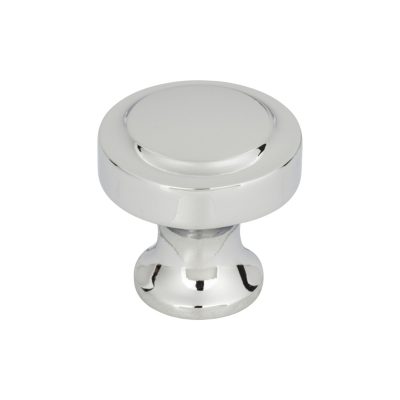 Bradbury 1 1/4" Diameter Round Knob - Polished Chrome