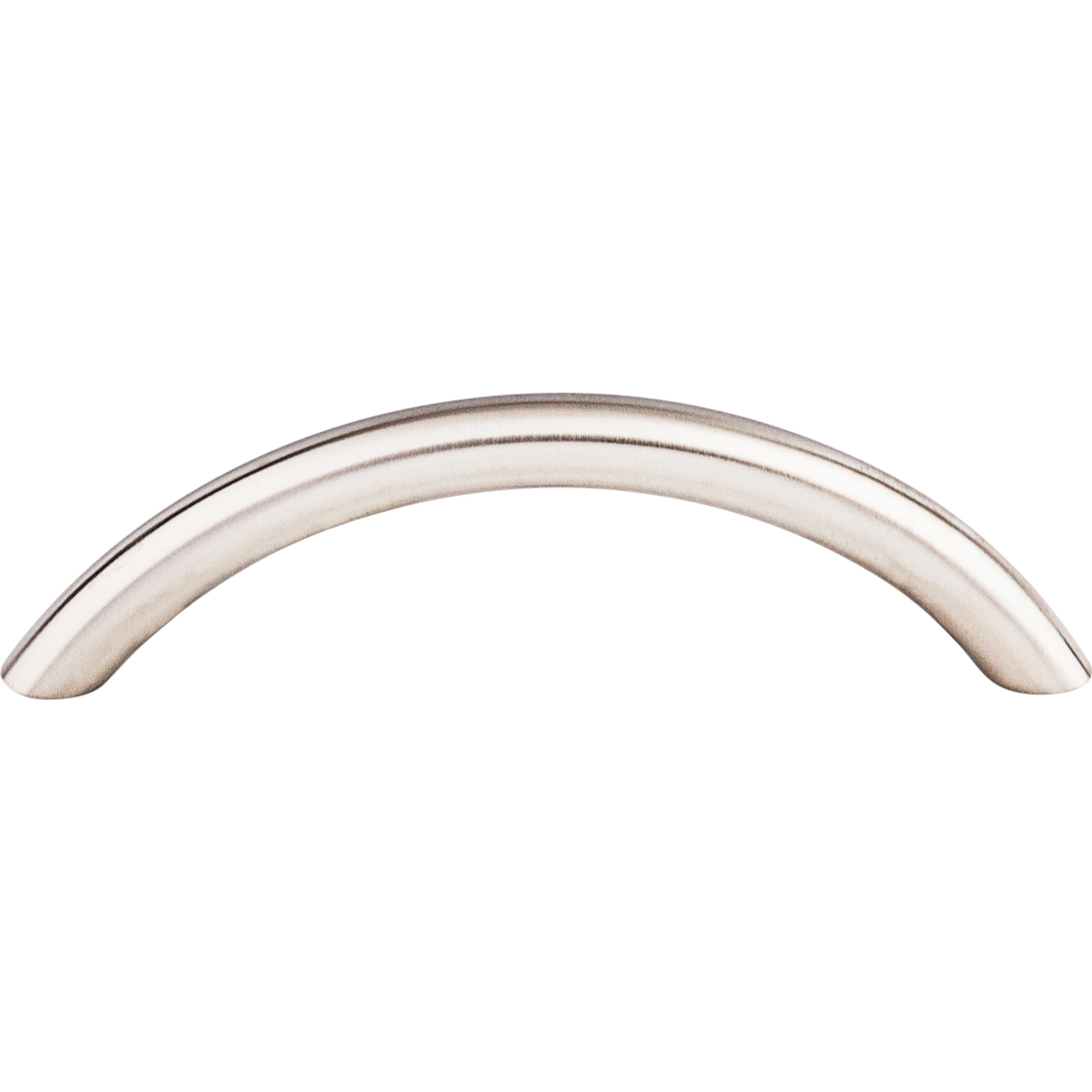 Solid Bowed 3 3/4" Center to Center Bar Pull - Stainless Steel