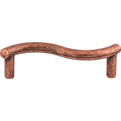 Spiral 3" Center to Center Bar Pull - Antique Copper