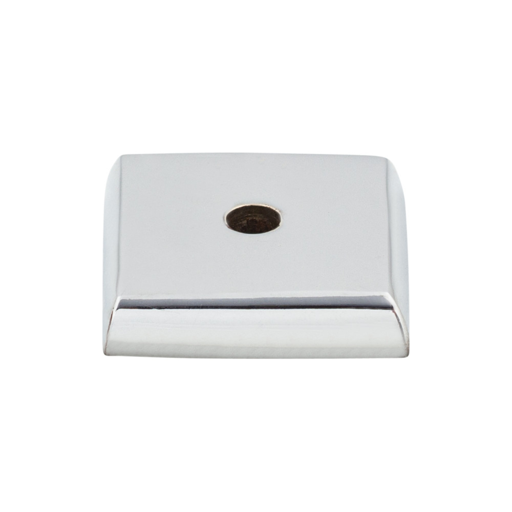 Aspen II Square Knob Backplate - Polished Chrome